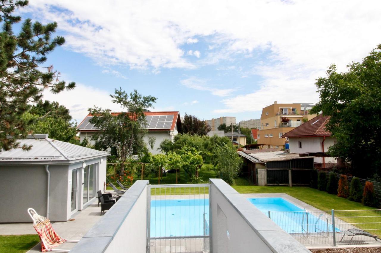 Modern Balcony With Pool Close To In 